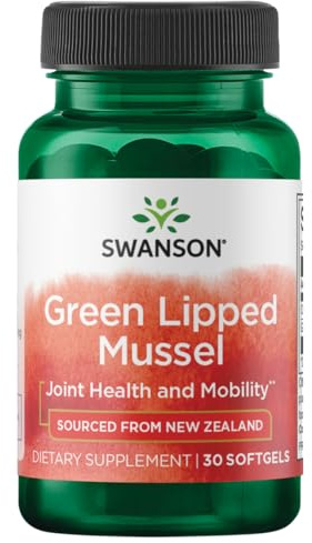 Swanson New Zealand Green Lipped Mussel Oil 30 Sgels