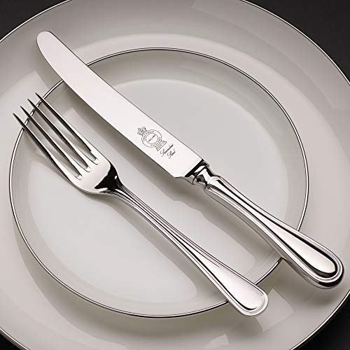Britannia Pattern 44 pezzi placcato argento mensa di posate – Made in Sheffield by Legacy Silverware