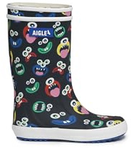 Aigle LOLLY POP PLAY2 Bottes imperméables Imprimé pour Enfant | Tige souple et confortable, doublure résistante | Bande réfléchissante sur le talon |Semelle adhérente