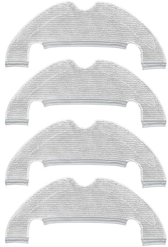 KiimSin 4-Stück Wischtücher -Ersatzteil für Dreame D10 Plus / Z10 PRO /D9 Plus/ L10 Plus /D10s Plus Roboter-Staubsaugerzubehör, Mikrofaser-Wischtuch