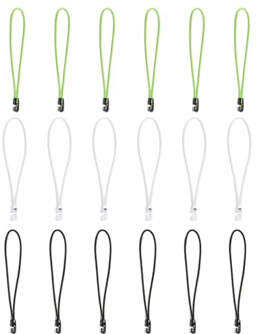 ONEBO Corda Elastica per Teloni - Elastici con Ganci da 18 Pezzi, Corde Elastiche 2,5x Allungamento, per Campeggio, Attività All'aperto, Fissaggio Bagagli, Strumenti Organizzativi
