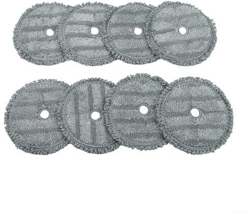 Para Bosch para Unlimited 7 ProHygienic Paños de fregona compatibles con material de microfibra para una limpieza eficaz del suelo en superficies duras (paquete de 8)