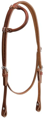 Weaver Leather Horizons Rolled Sliding Ear Headstall, Sunset