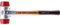 Simplex Schonhammer, Plastik; mit Aluminiumgehäuse und hochwertigem Holzstiel | D=50 mm | 3106.050