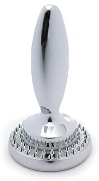Household Essentials Meat Tenderizer, Reversible Dual Use, Chrome Plated