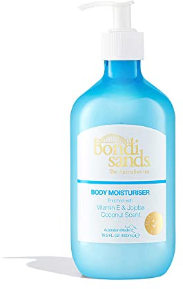 Bondi Sands Coconut Body Moisturiser | pH Balanced Formula Helps Prolong Your Tan and Nourishes + Hydrates Skin with Vitamin E and Jojoba, Self Tan Friendly, Vegan + Cruelty | 500 mL/17 Oz