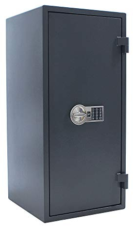 Profirst FireK 100 Wertschutzschrank EN1 bohrgeschütztes Elektronikschloss Notbestromung möglich 30 Minuten leichter Feuerschutz 2 verstellbare Fachböden inkl. Befestigungsmaterial