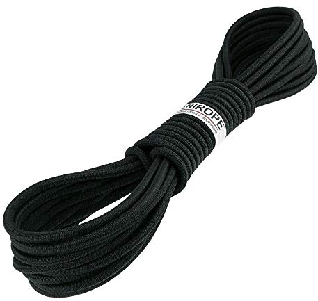 Kanirope® Gummiseil MONOSPAN PE 10mm 30m Schwarz Expanderseil Spann Seil Spanner Spannseil Plane