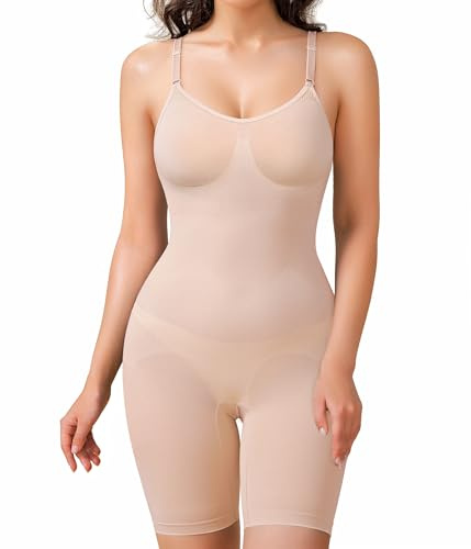 BRABIC Bodysuits for Women Seamless Shapewear Tummy Control Body Shaper