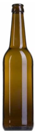 60 Pz Bottiglia Birra vuota 500 ML (Mezzo Litro) LONGNECK in vetro di colore abra Completa di Tappo Corona 26 mm - KIT per fare la birra - Bottiglie birra vuote comprese di tappi