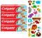 4 Pack Bundle - Colgate Kids Bubble Fruit Toothpaste, 4 x 50ml, Ages 2-5 Years (Packaging May Vary). A Hadco Bundle with Our Complimentary Puffy Sticker Sheet (Sticker Design Picked at Random)