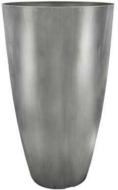 SG Traders Stylish Tall Plastic Plant Pot Garden Patio Planters Elegant Gardening Planter Accessory for Flowers Herbs Trees Plants Patio Suitable for both Indoor and Outdoor Use H 54cm x W 30cm