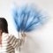 6 Pcs Pampas Secas Decoracion Grandes 113 Cm BLU Hierba De Pampa Simulada Hierba Artificial De Pampa para Sala De Estar, Hogar, Piso, Jarrón, Decoración Boho