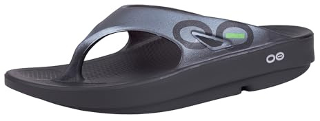 OOFOS OOriginal Sport Sandale - Leichter Erholungsschuh - Schwarz / Graphit - EU46