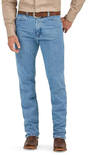 Wrangler Men's Original Fit Jean Jeans, Prewashed Indigo, 36W / 32L