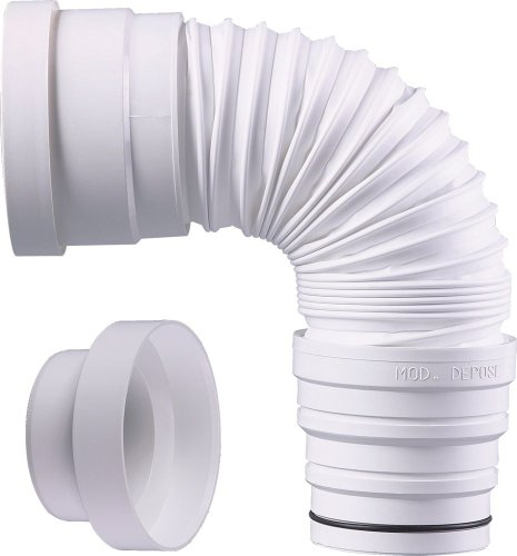 Regiplast PES - Tubo flessibile estensibile in polipropilene, Mini 250-Maxi 550, Ø 80-93-100-110 mm