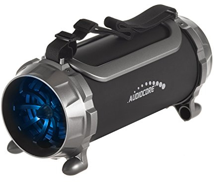 Audiocore AC890 Bazooka Bluetooth Lautsprecher 100W 2000mAh FM Radio Mp3-Player microSD Akku Tragbar Bazooka LED-Beleuchtung