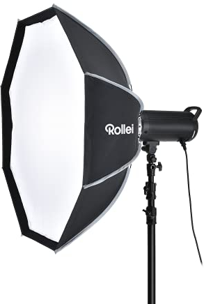 Rollei Profi Studio-Blitz klick-Octabox 100cm - Faltbare Octagonale Softbox mit Bowens-Anschluss - Lichtformer für Studio-Blitzgeräte, 28161_Parent