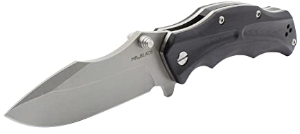 Mr. Blade Extremes Bushkraft Messer — HT-1 Stealth — Modernes Camping Taschenmesser aus D2 Stahl