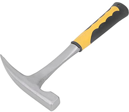 Martillo de prospección, resistencia al desgaste, diseño de punta pulida, martillo geológico para arqueólogos para construcción de mampostería (punta puntiaguda)