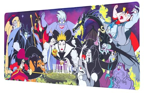 Grupo Erik Gaming Mauspad XXL Disney Villians Gaming Mousepad XXL rutschfest und Wasserabweisend Mauspad Groß - Mouse Pad Gaming Schreibtischunterlage PC Zubehör Gaming Disney Merch