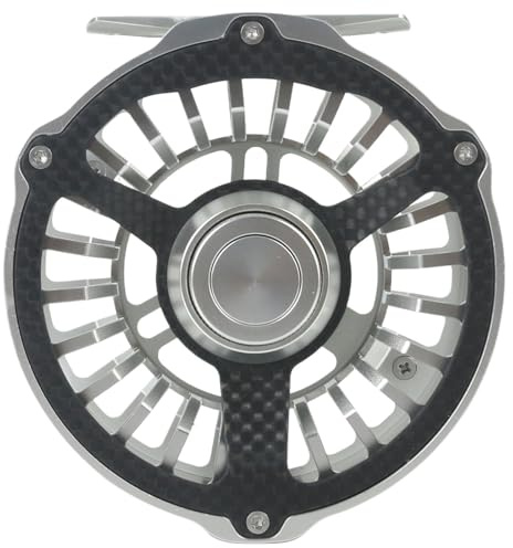 1 st vattentät flugrulle sensor kolfiber CNC aluminium hybrid 3-8 W lätt fiskerulle saltvatten sötvatten (1 st flugrulle, 7 000-serien)