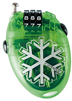 Icetools Mrs. Lock Zahlenschloss Kabelschloss Diebstahlsicherung für Ski Snowboard Inliner Schloss