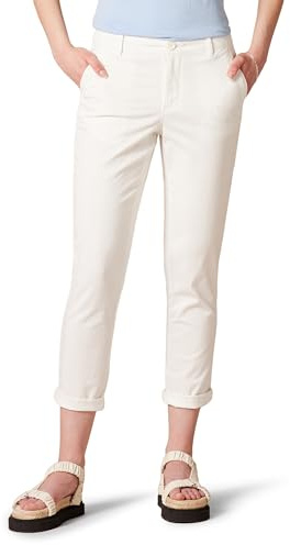 Amazon Essentials Pantaloni Color Kaki Cropped Elasticizzati a Vita Media con Gamba Affusolata, vestibilità Aderente (Disponibili in Taglie Forti) Donna