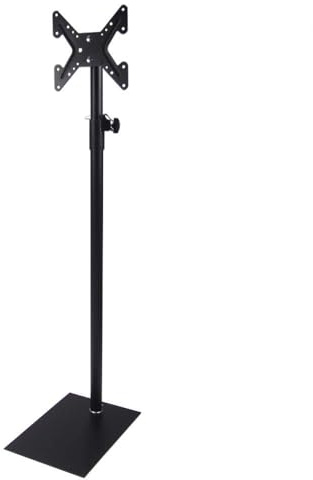 bimiti TV Stand with Mount 360 Degree Swivel TV Floor Stand Height Adjustable and Tilt Function Universal Floor TV Stand for 12 to 43 inches Flat Screen or Curved TVs Monitors Display Trolley Stand