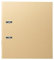 Exacompta - 53602E Prem'Touch Office By Me Aktenordner - Rücken 80 mm - Mechanik 75 mm - Grifföse - Außenmaß 32 x 29 cm - Ordner A4 - Beige