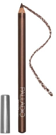 Palladio Wooden Eyeliner Pencil, Thin Pencil Shape, Easy Application, Firm yet Smooth Formula, Perfectly Outlined Eyes, Contour and Line, Long Lasting, Rich Pigment, Bronze
