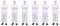 Tradineur - Pack de 6 Trajes Protectores de Trabajo, Mono desechable, Integral, Multiusos, protección, Bricolaje, Pintura, mecánica (Blanco - Talla única - Unisex)