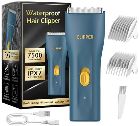 Intimrasierer Für Männer, Wasserfester Barttrimmer, Elektrischer Balls Trimmer, Körperrasierer Herren, Elektrischer Rasierer,Für Nass- Und Trockenanwendung,Wiederaufladbar