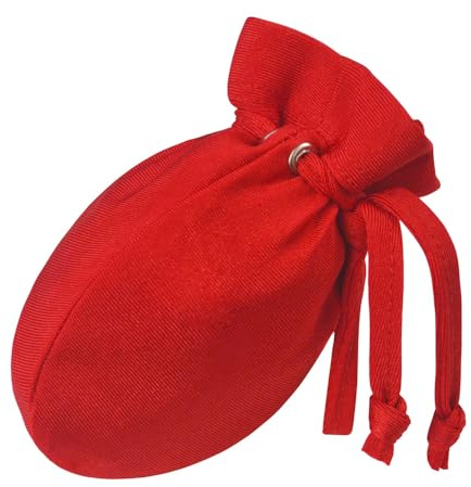 KKmeter Men's Mini C-string Thong Pants Sissy Chastity Cover Trim Drawstring Swim Briefs Lingerie Underwear (US, Alpha, One Size, Regular, Regular, Red)