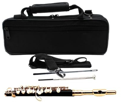 tvärflöjt instrument Professionell Piccolo Flute C Key Flute Instrument