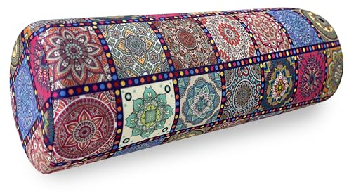 wxmbdzq Neck Roll Pillow for Sleeping,Ergonomic Cylinder Tube Pillows for Cervical Spine and Neck Support,Versatile Roll Pillow for Bed,Office,and Travel,Memory Foam Bolster with Washable Cover