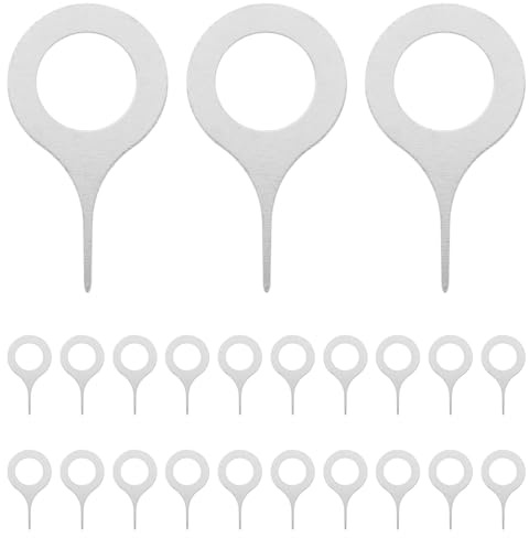 NUSITOU 100 Unidades Herramientas para Tarjeta Sim de Acero Inoxidable, Herramienta de Expulsión para Móviles, Agujas para Extraer Tarjeta Sim, Accesorio Compacto para Mantenimiento de