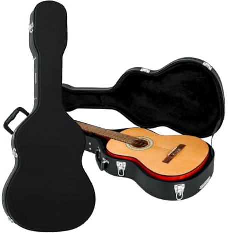 Gator Cases Hartschalen-Holzkoffer für Klassische Nylonsaiten-Akustikgitarren (GWE-Classic)