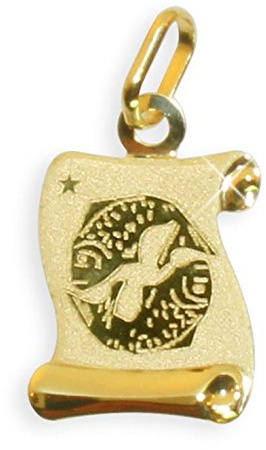 Sternzeichen Anhänger Fische 14 Karat Gold 585 (213312) Gratis Express Gravur