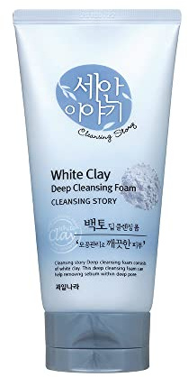 Kwailnara Cleansing Story Natural Facial Deep Foam Cleansing - White Clay