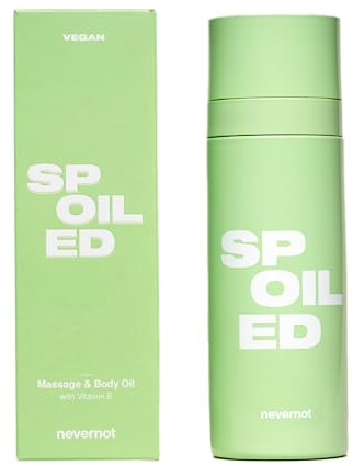nevernot SPOILED Massage- & Körperöl, 100 ml: 2-in-1 Körperpflege für sensitive Haut, Ideal als Intim-Massageöl, als Gleitgel geeignet, Mit Vitamin E, Dermatologisch getestet & Vegan