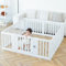 Gupamiga Laufstall Baby Laufgitter Baby Sicherheits-Aktivitätszentrum für drinnen oder draußen 150×145 cm PLP-WL071-11