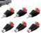 DONOONIS 6 pièces fiche RCA, fiche RAC et prise vers borne à vis AV, fiche Cinch, fiche RCA, adaptateur Cinch, adaptateur Cinch, fiche Cinch vissable sans soudure, fiche haut-parleur