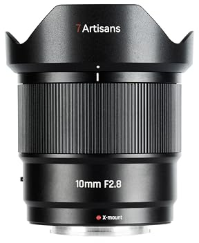 7ARTISANS AF 10 mm F2.8 APS-C Obiettivo grandangolare autofocus, compatibile con fotocamere Fuji X mount, compatto per paesaggio, architettura, ritratti, interni e creativi