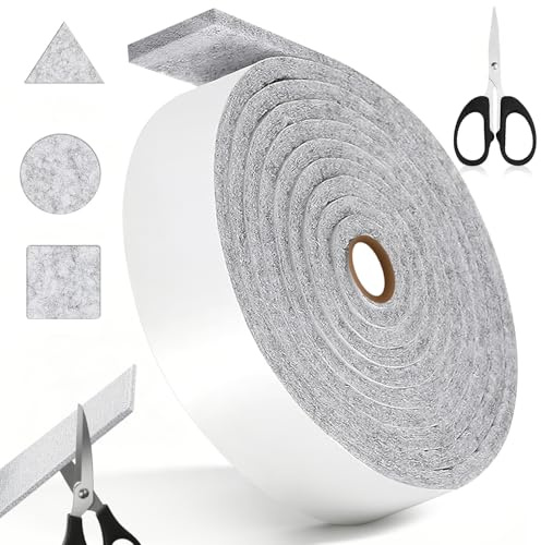 3/5/6 cm x 5 m rörisolering, utomhus, rörisolering, självhäftande filt, isolering, värmerör, värmerör med hög densitet, värmerör med självhäftande bullerreducering (grå, 3 cm x 5 m)