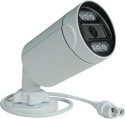 Bullet Wired POE IP-kamera 3 MP utomhus-inomhus kulnätverkskamera 3,0 MP hög upplösning säkerhetsövervakning 3,6 mm vidvinkelvy IR infraröd nattvision vattentät IP66