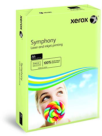 Xerox Symphony pastel - Papier de couleur Vert pastel 160 g/m² A4 - Ramette de 250 feuilles