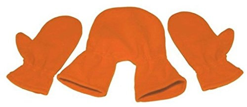 Tamiso Partnerhandschuhe/Pärchenhandschuhe orange - Geschenkidee für Weihnachten, Valentinstag, Verlobung, Hochzeit