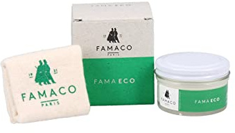 Famaco - Pommadier FAMA ECO 50ml - Incolore - Crème sans Solvant - Nettoie et Nourrit les Cuirs Naturels