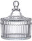 300ml/10oz Zelt geformte Kristallglas Süßigkeiten Teller Glas mit Deckel Zucker Schüssel Keks Fass Buffet Aufbewahrungsbehälter für Home Office Schreibtisch Dekor